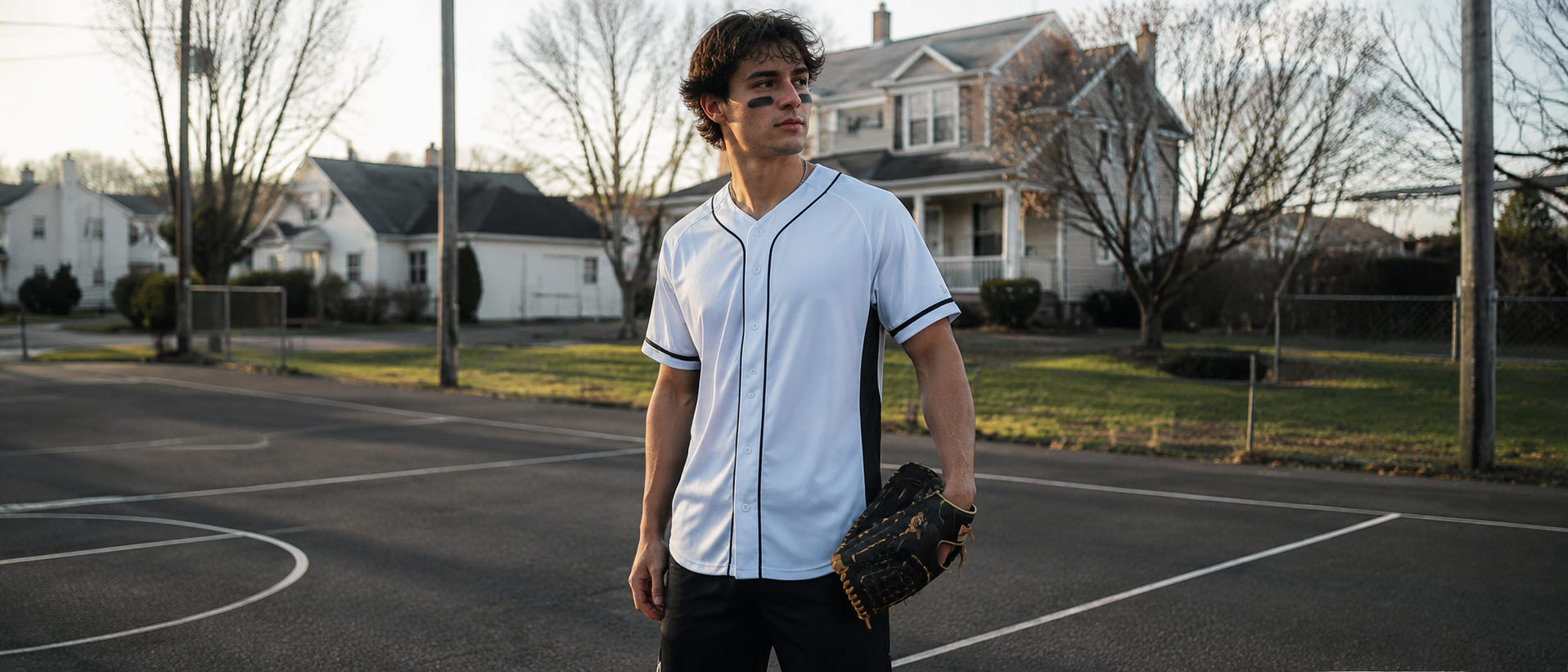 Baseball model outfit